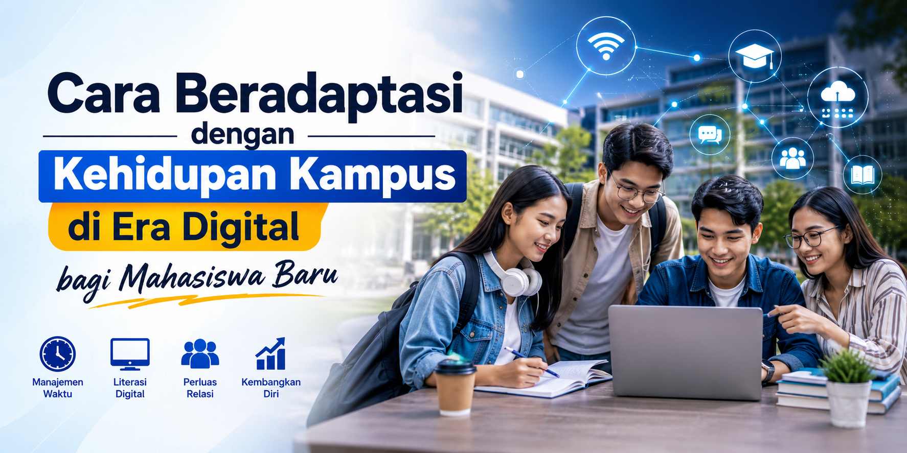 Cara Beradaptasi dengan Kehidupan Kampus di Era Digital bagi Mahasiswa Baru