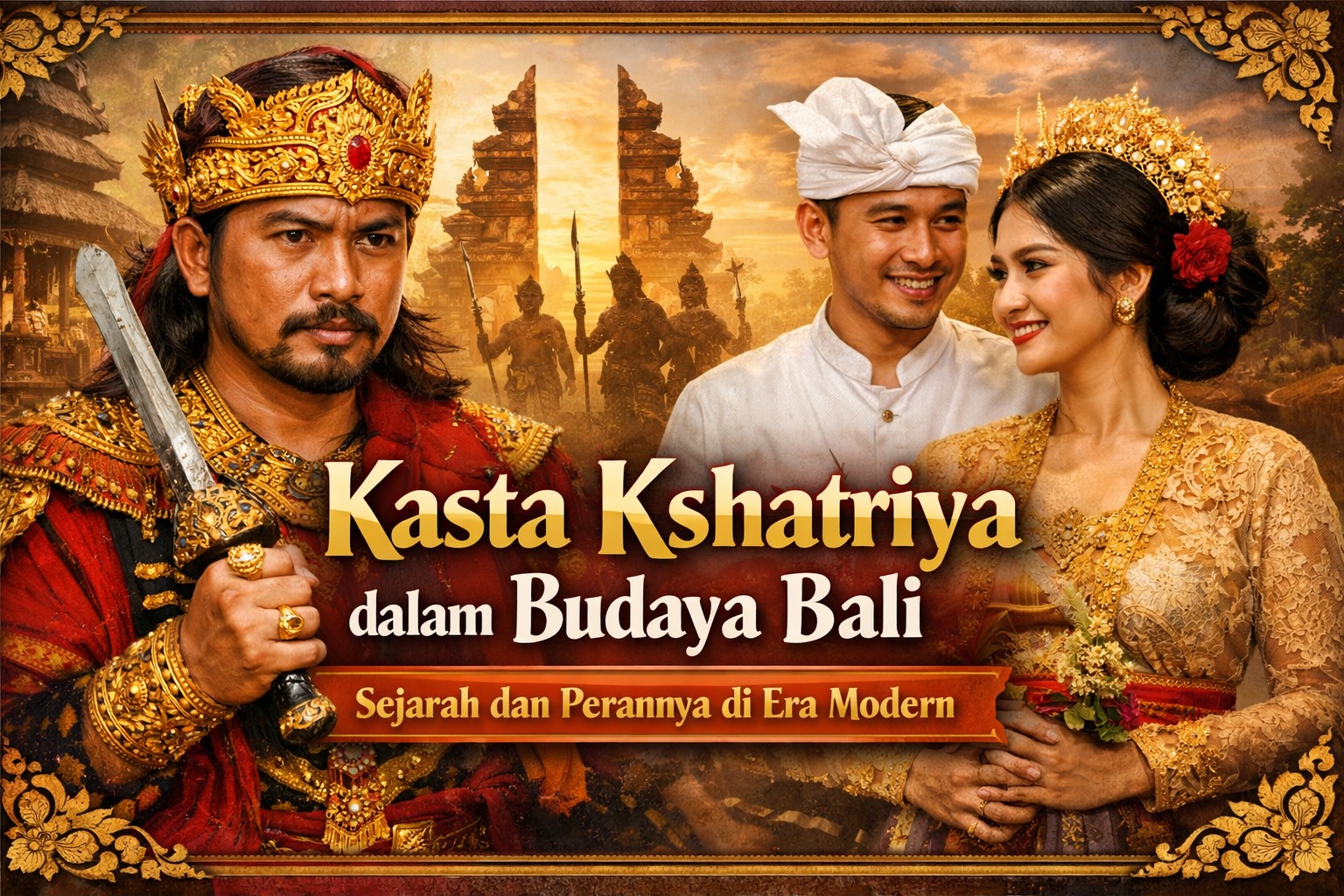 Kasta Kshatriya dalam Budaya Bali Sejarah dan Perannya di Era Modern