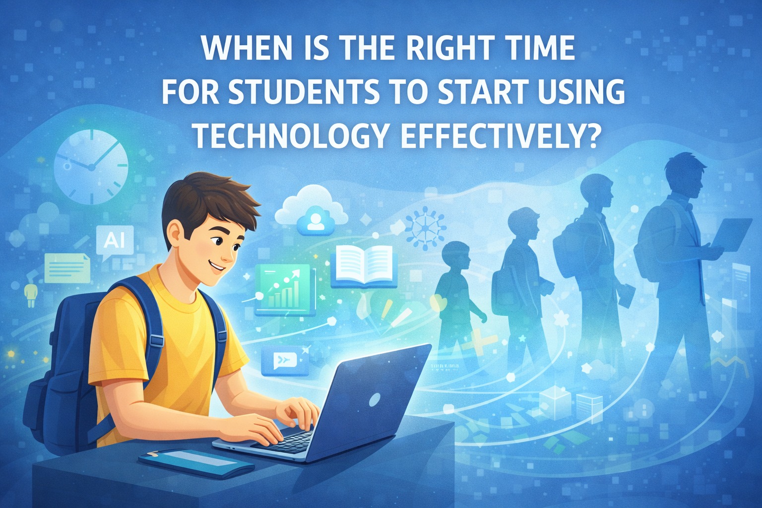 WHEN IS THE RIGHT TIME FOR STUDENTS TO START USING TECHNOLOGY EFFECTIVELY?