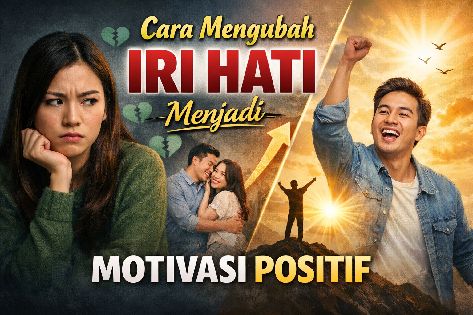 Cara Mengubah Iri Hati Menjadi Motivasi Positif