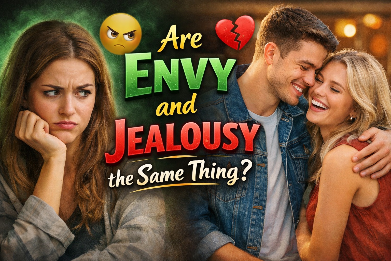 Are Envy and Jealousy the Same Thing?