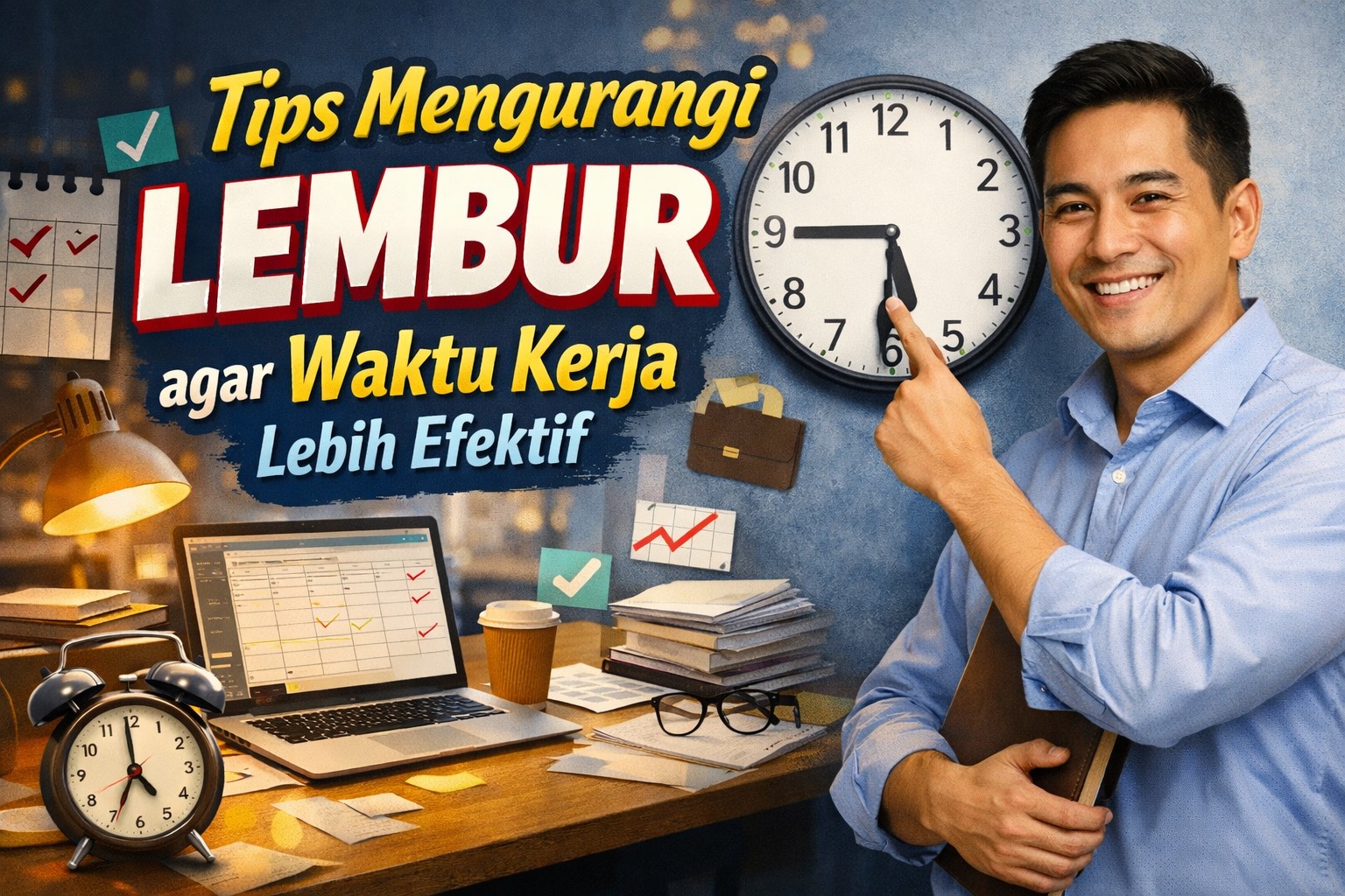Tips Mengurangi Lembur agar Waktu Kerja Lebih Efektif.