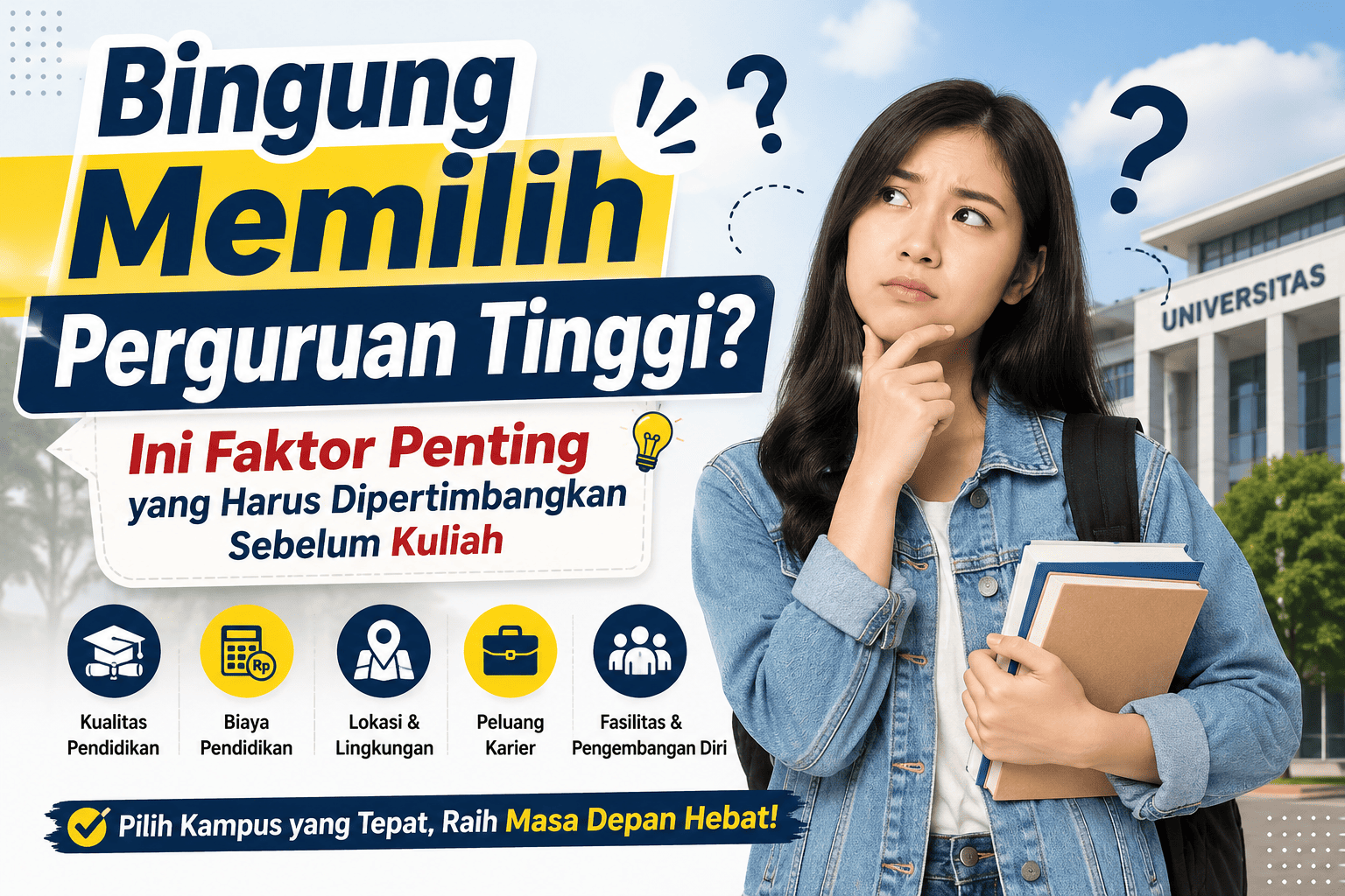 Bingung Memilih Perguruan Tinggi? Ini Faktor Penting yang Harus Dipertimbangkan Sebelum Kuliah