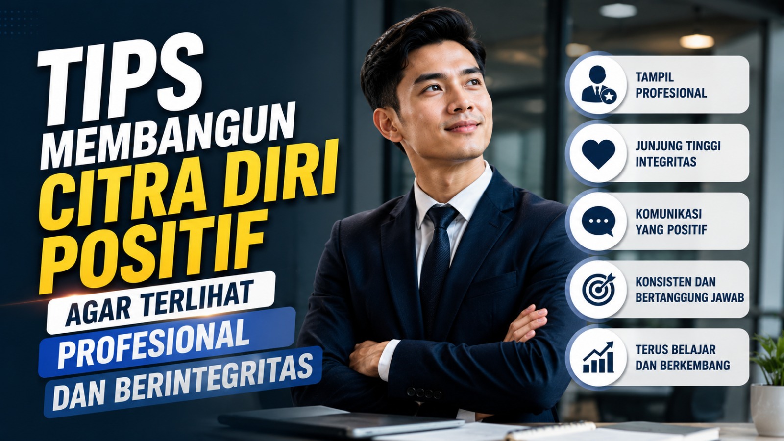 Tips Membangun Citra Diri Positif agar Terlihat Profesional dan Berintegritas