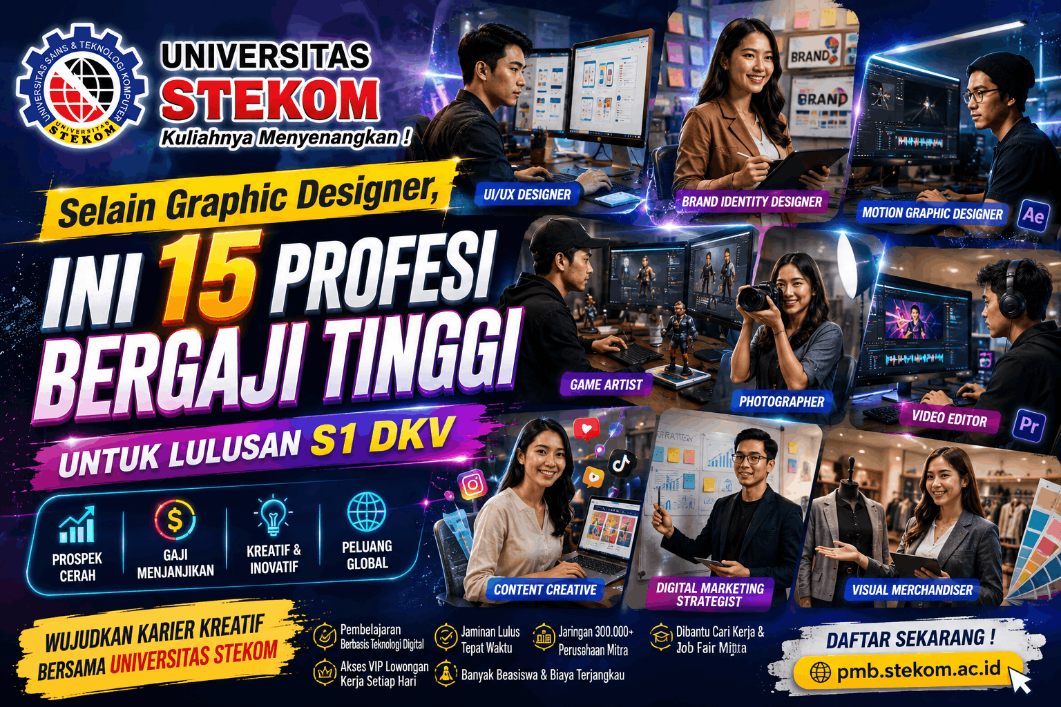 Selain Graphic Designer, Ini 15 Profesi Bergaji Tinggi untuk Lulusan S1 DKV