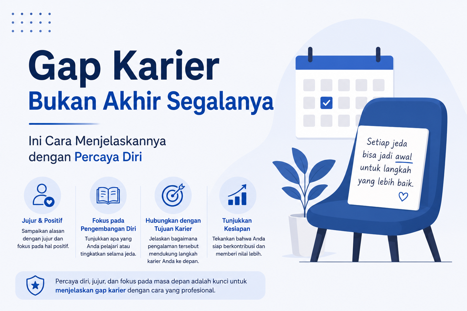 Gap Karier Bukan Akhir Segalanya, Ini Cara Menjelaskannya dengan Percaya Diri