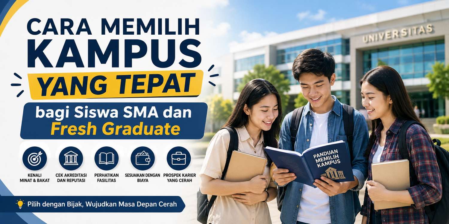 Cara Memilih Kampus yang Tepat bagi Siswa SMA dan Fresh Graduate