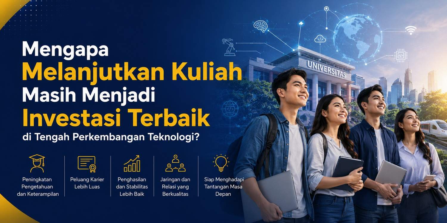 Mengapa Melanjutkan Kuliah Masih Menjadi Investasi Terbaik di Tengah Perkembangan Teknologi?