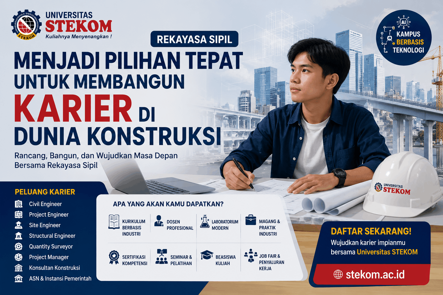 Rekayasa Sipil Menjadi Pilihan Tepat untuk Membangun Karier di Dunia Konstruksi