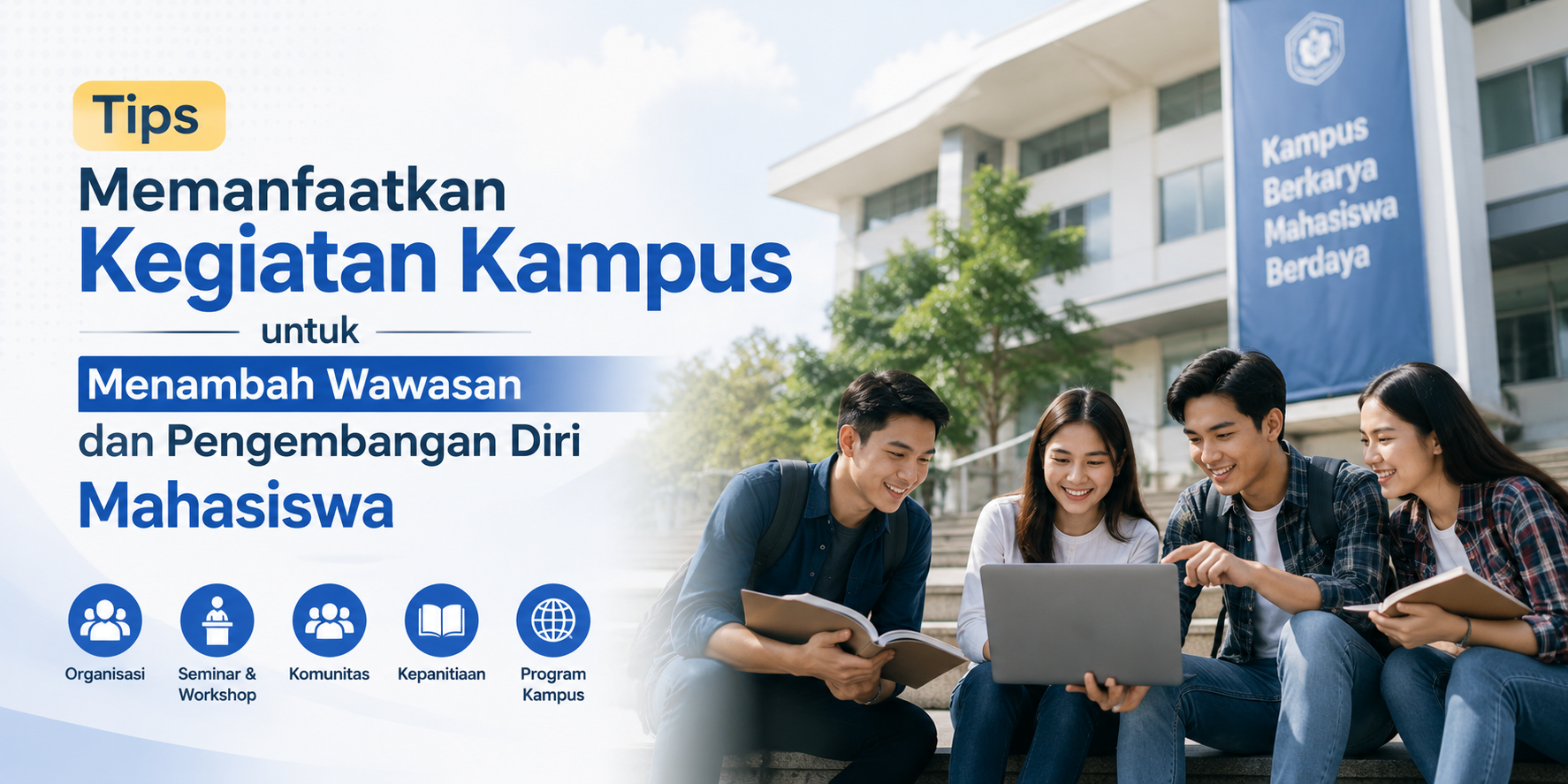 Tips Memanfaatkan Kegiatan Kampus untuk Menambah Wawasan dan Pengembangan Diri Mahasiswa