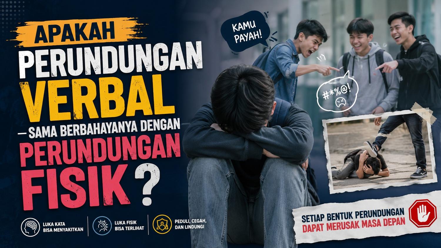Dampak Perundungan Verbal dan Fisik serta Cara Pencegahannya Secara Efektif