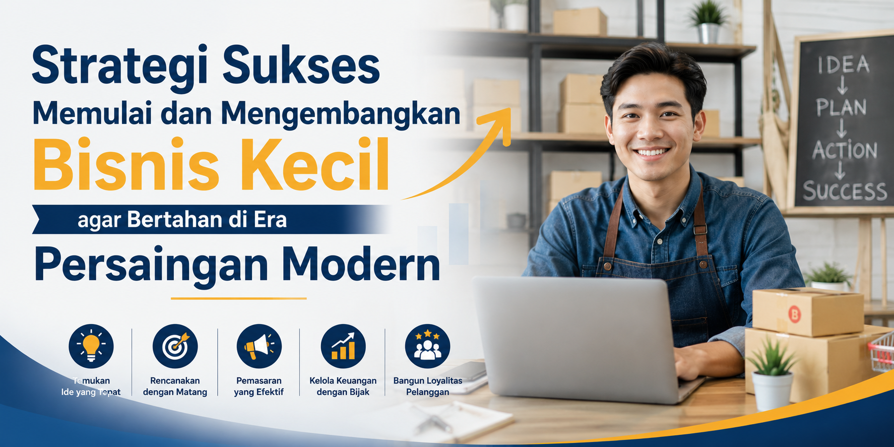Strategi Sukses Memulai dan Mengembangkan Bisnis Kecil agar Bertahan di Era Persaingan Modern