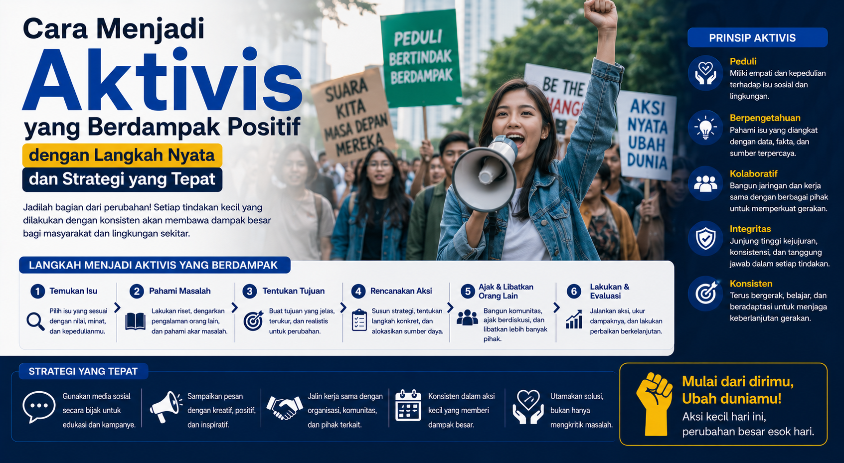 Cara Menjadi Aktivis yang Berdampak Positif dengan Langkah Nyata dan Strategi yang Tepat