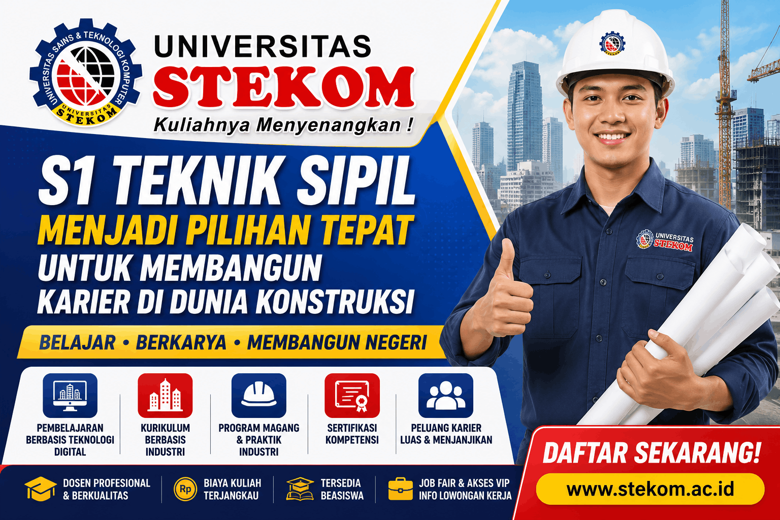 S1 Teknik Sipil Menjadi Pilihan Tepat untuk Membangun Karier di Dunia Konstruksi