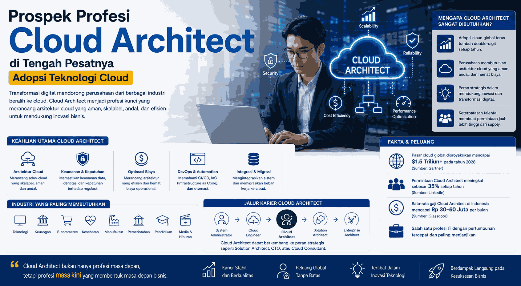 Prospek Profesi Cloud Architect di Tengah Pesatnya Adopsi Teknologi Cloud