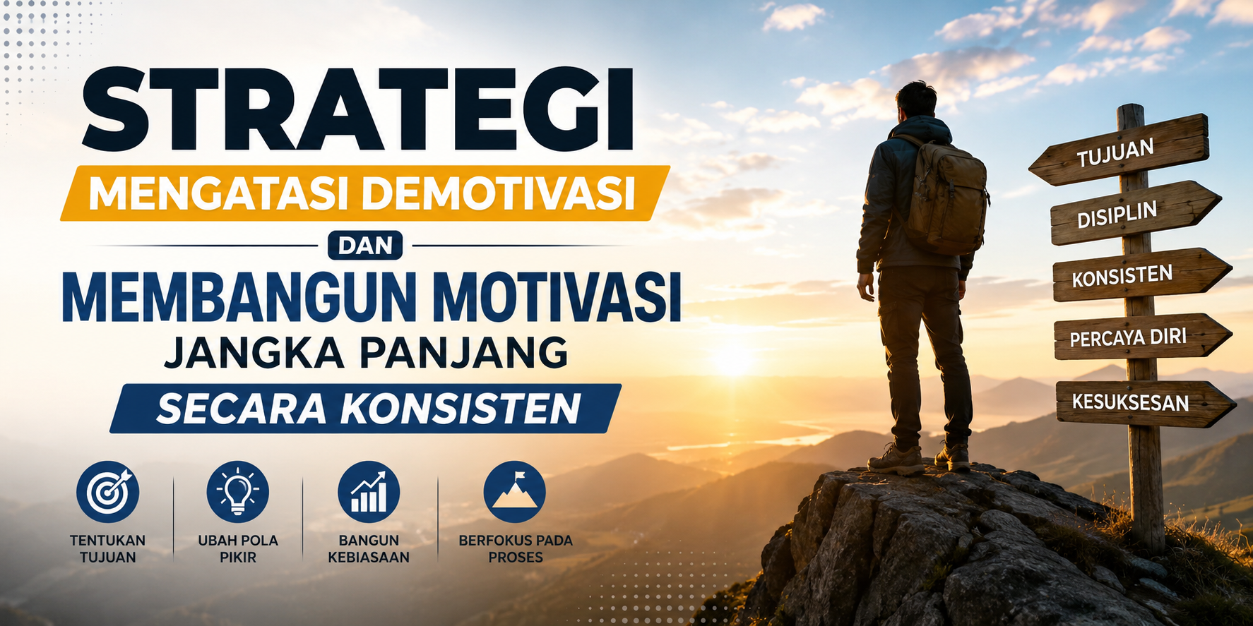 Strategi Mengatasi Demotivasi dan Membangun Motivasi Jangka Panjang Secara Konsisten
