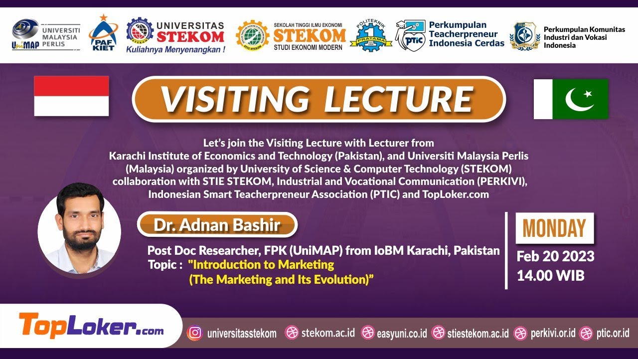 VISITING LECTURE DAY 2 Introduction to Marketing (The Marketing and Its Evolution)