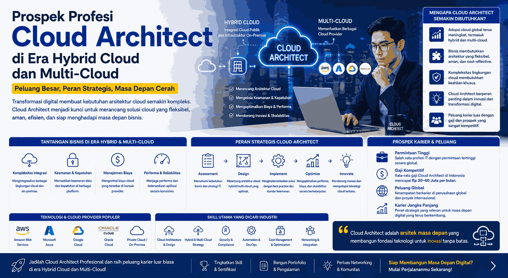 Prospek Profesi Cloud Architect di Era Hybrid Cloud dan Multi-Cloud