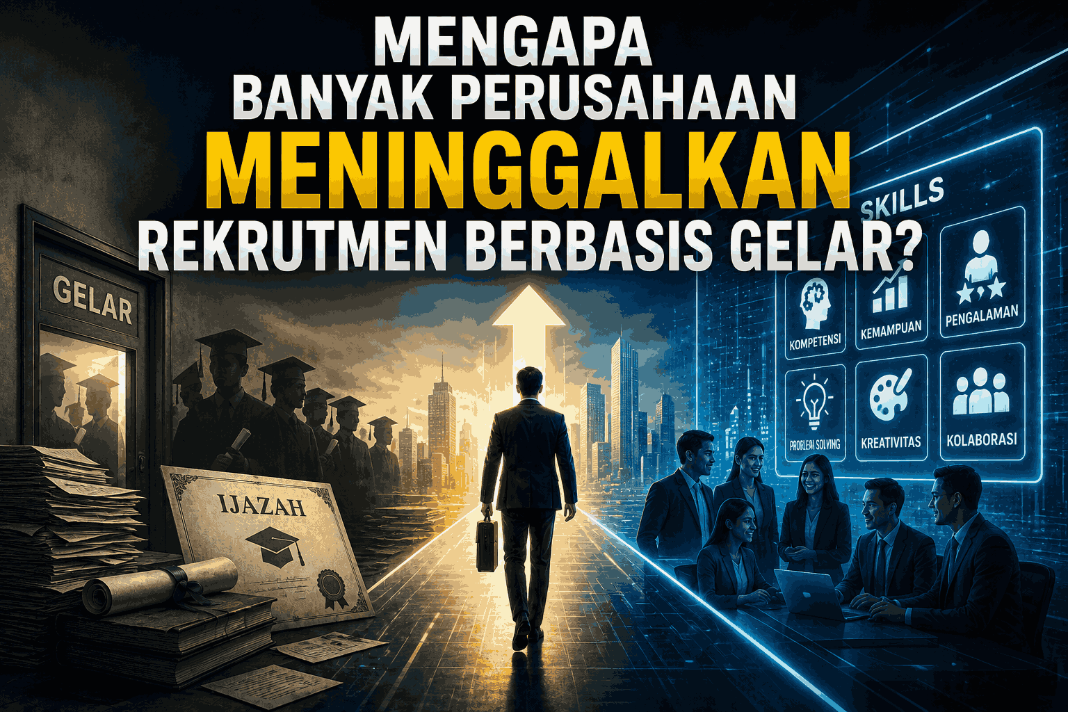 Mengapa Banyak Perusahaan Meninggalkan Rekrutmen Berbasis Gelar?