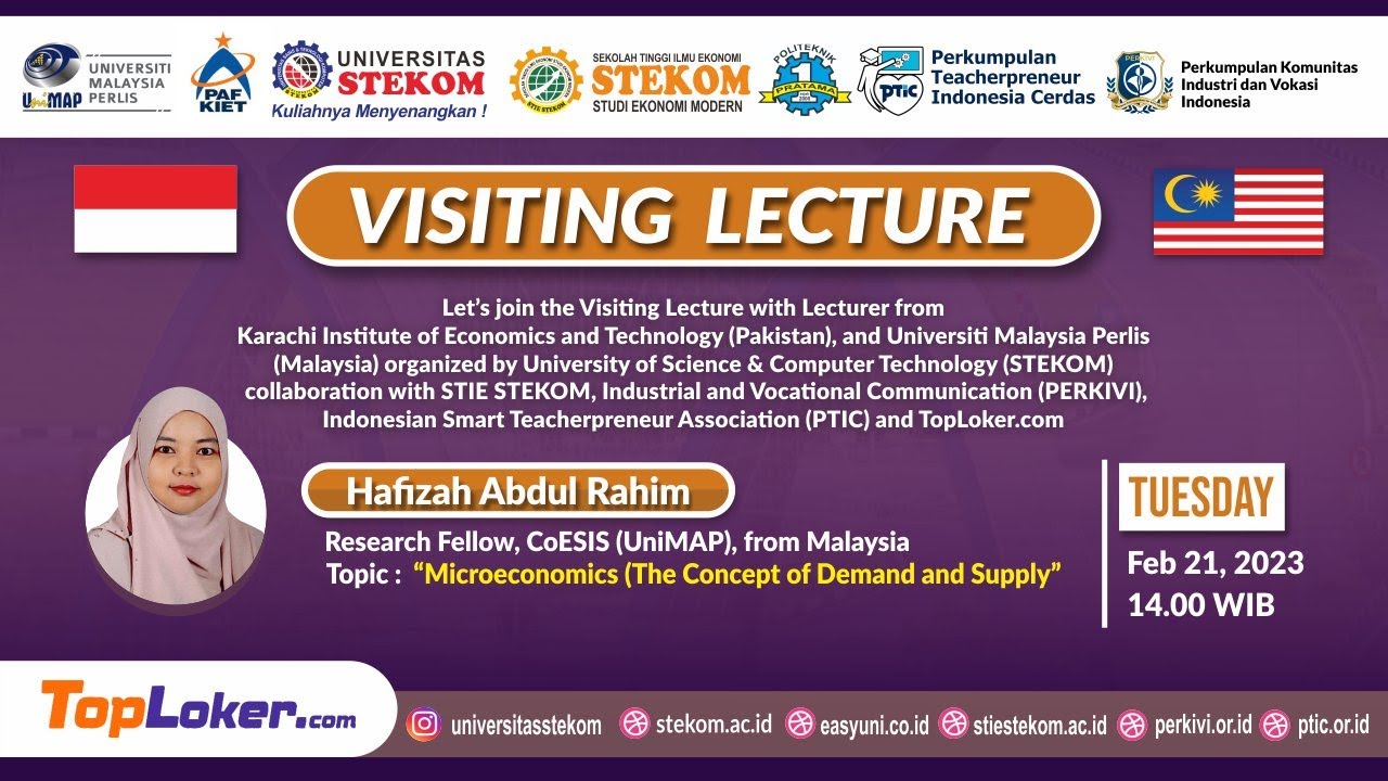 VISITING LECTURE DAY 3 Microeconomics (The Concept of Demand and Supply)