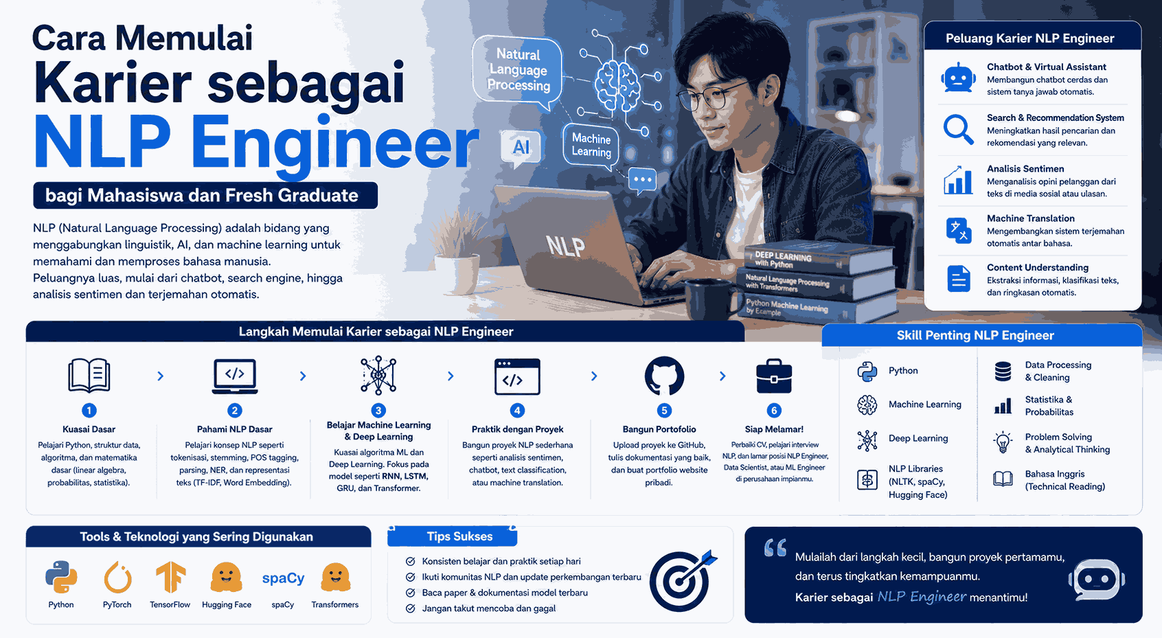 Cara Memulai Karier sebagai NLP Engineer bagi Mahasiswa dan Fresh Graduate