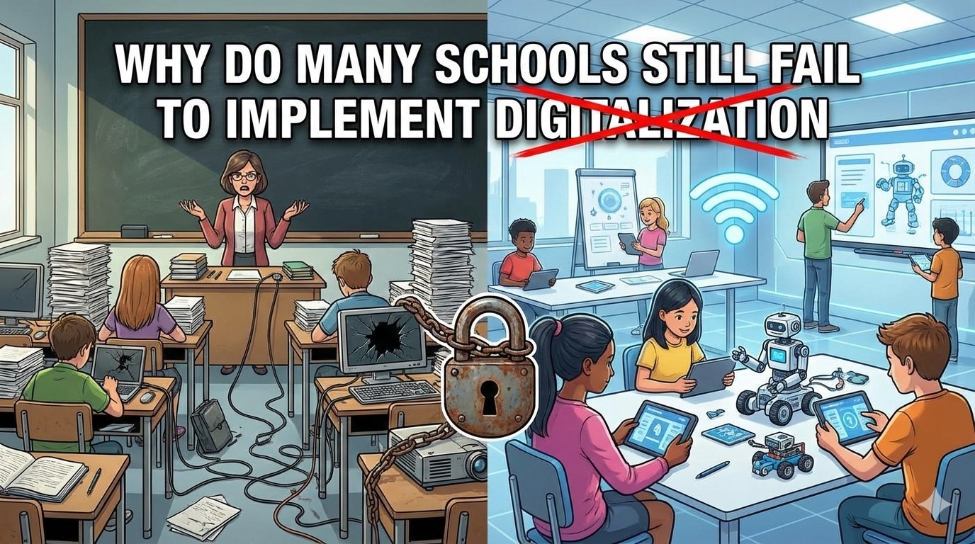 Why Do Many Schools Still Fail to Implement Digitalization Effectively?