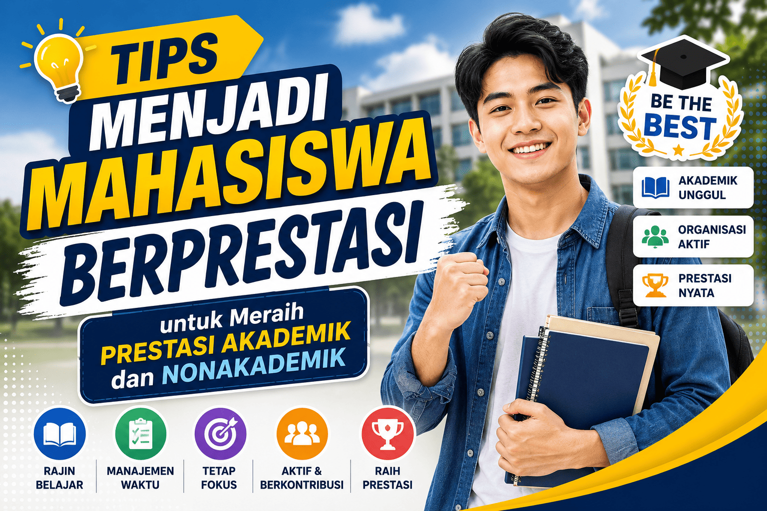 Tips Menjadi Mahasiswa Berprestasi untuk Meraih Prestasi Akademik dan Nonakademik