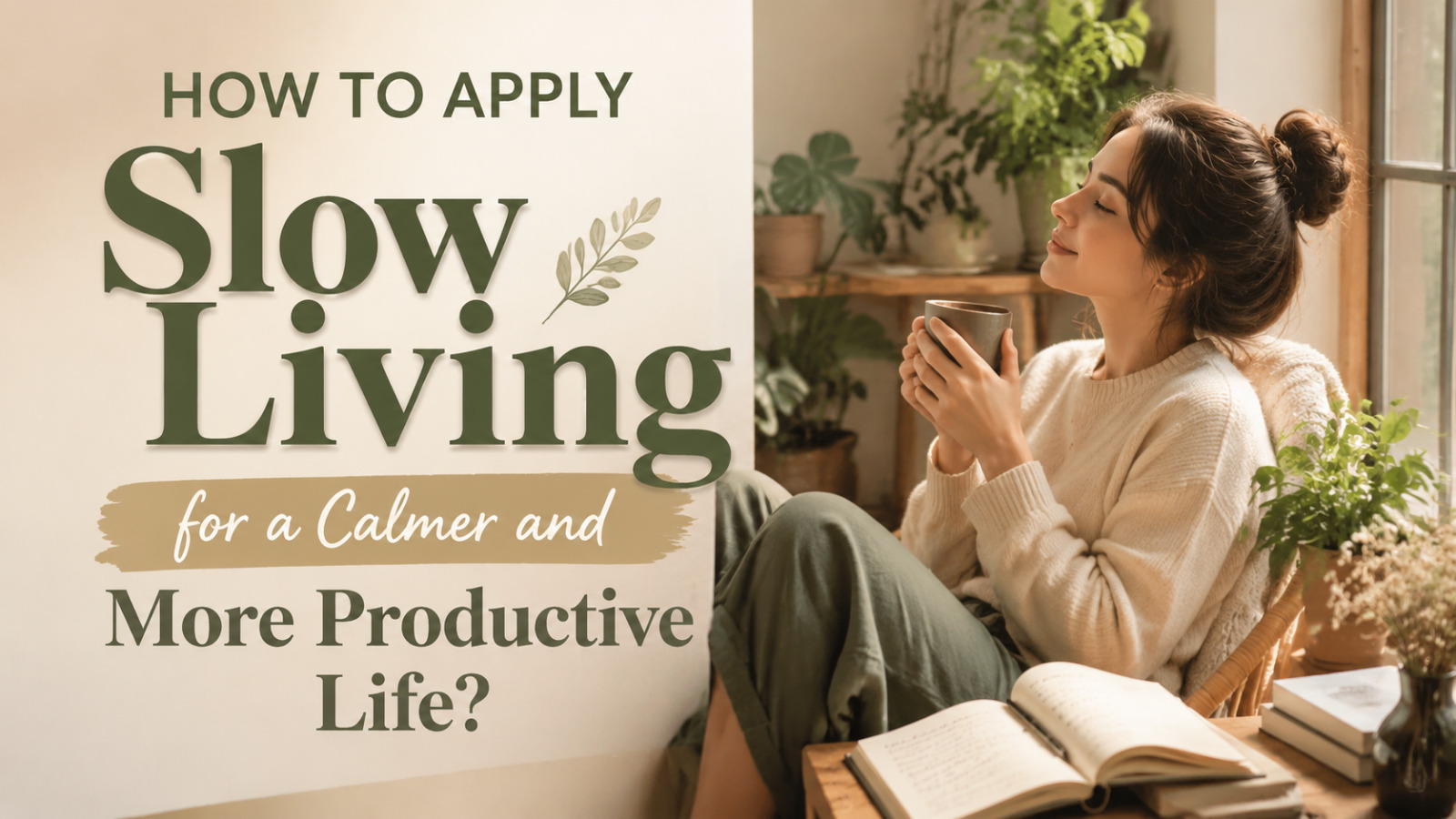 How To Apply Slow Living For A Calmer And More Productive Life?