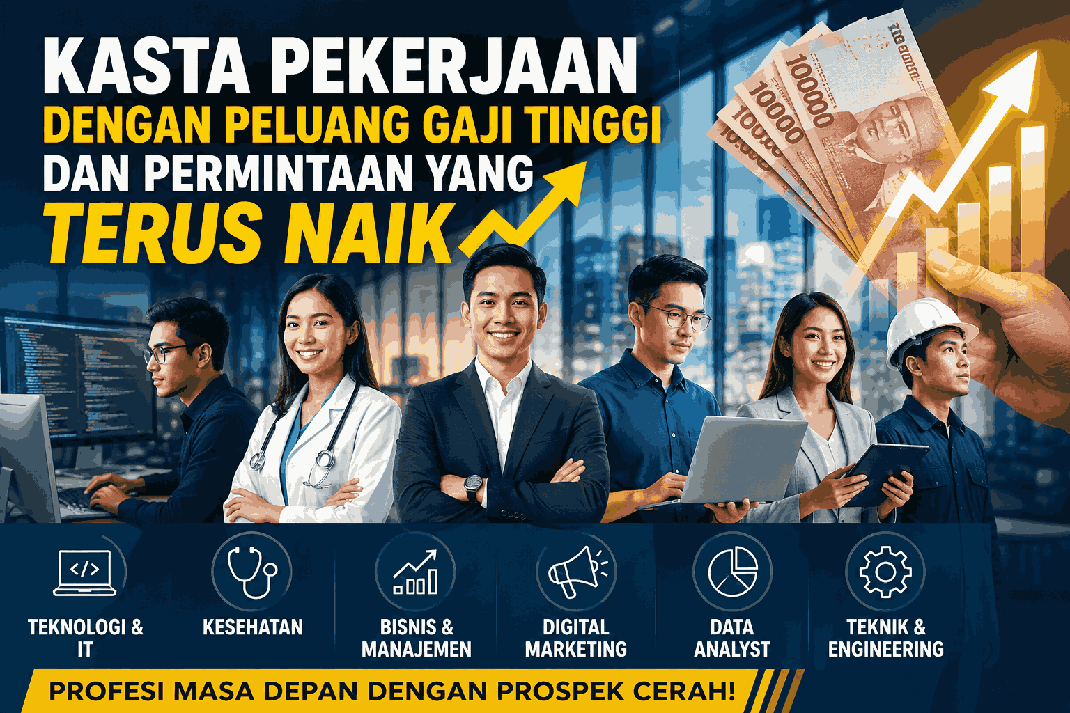 Kasta Pekerjaan dengan Peluang Gaji Tinggi dan Permintaan yang Terus Naik