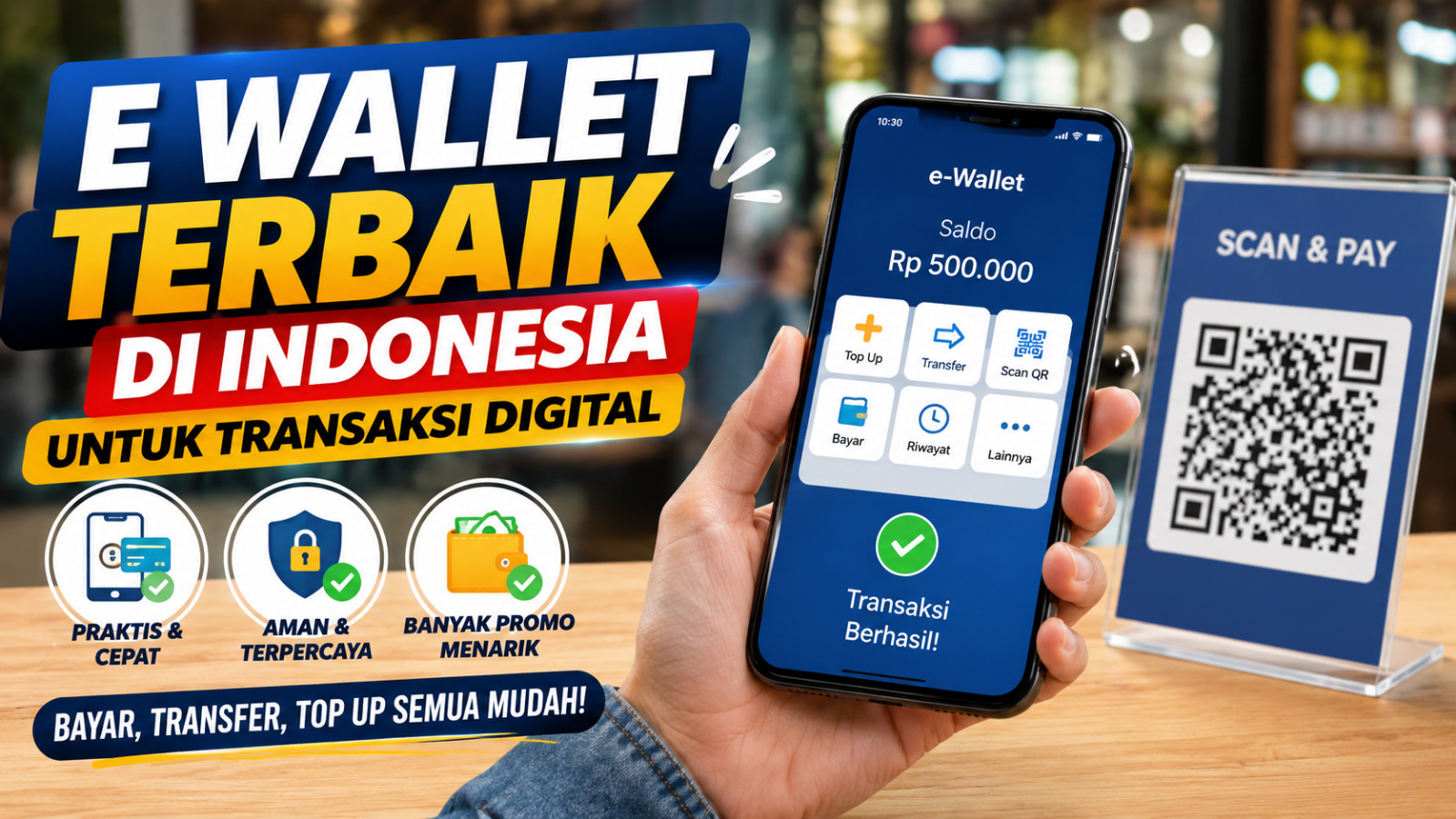 E Wallet Terbaik di Indonesia untuk Transaksi Digital.
