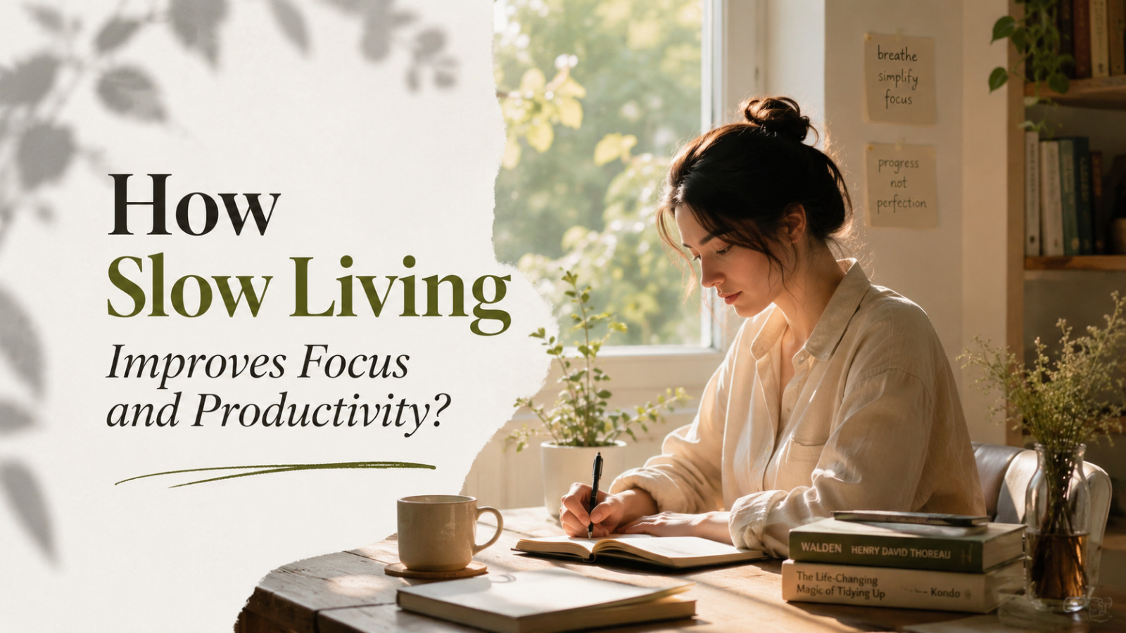 How Slow Living Improves Focus And Productivity?