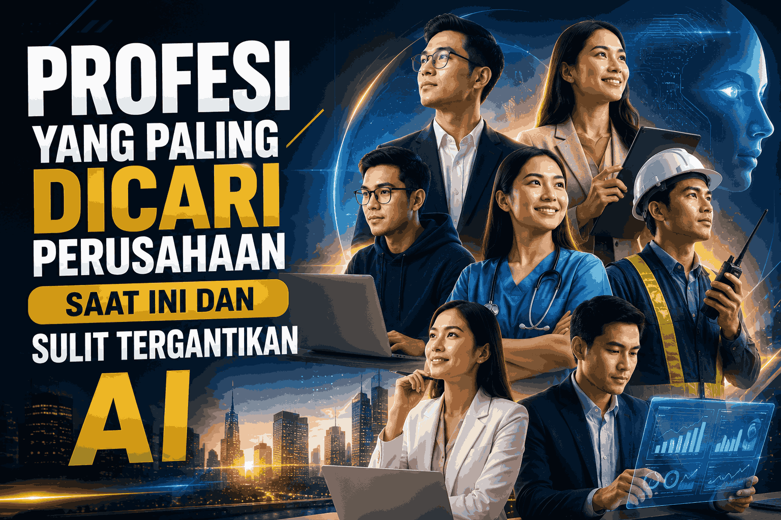 Profesi yang Paling Dicari Perusahaan Saat Ini dan Sulit Tergantikan AI