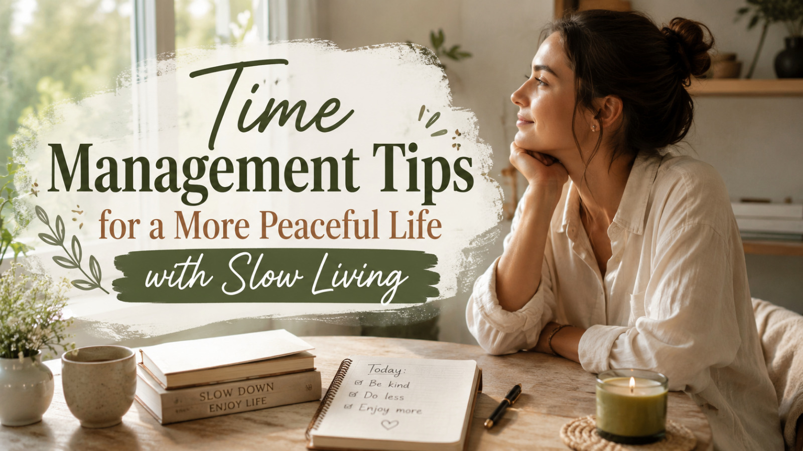 Time Management Tips For A More Peaceful Life With Slow Living