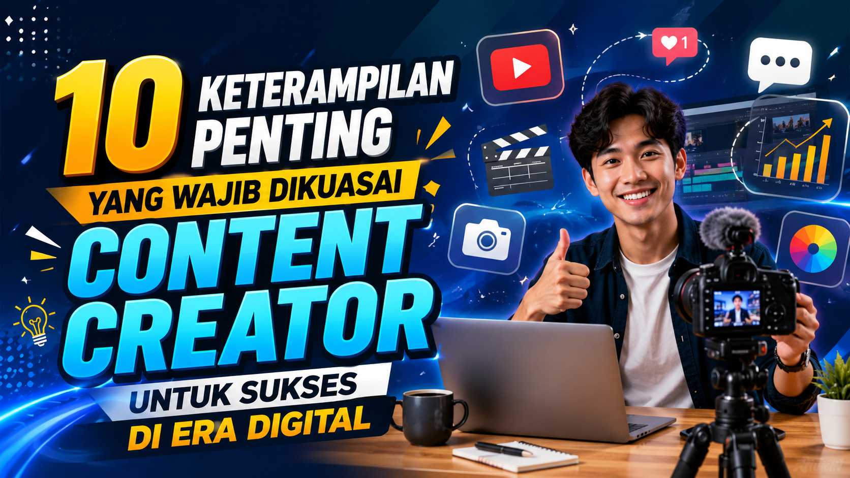 10 Keterampilan Penting yang Wajib Dikuasai Content Creator untuk Sukses di Era Digital
