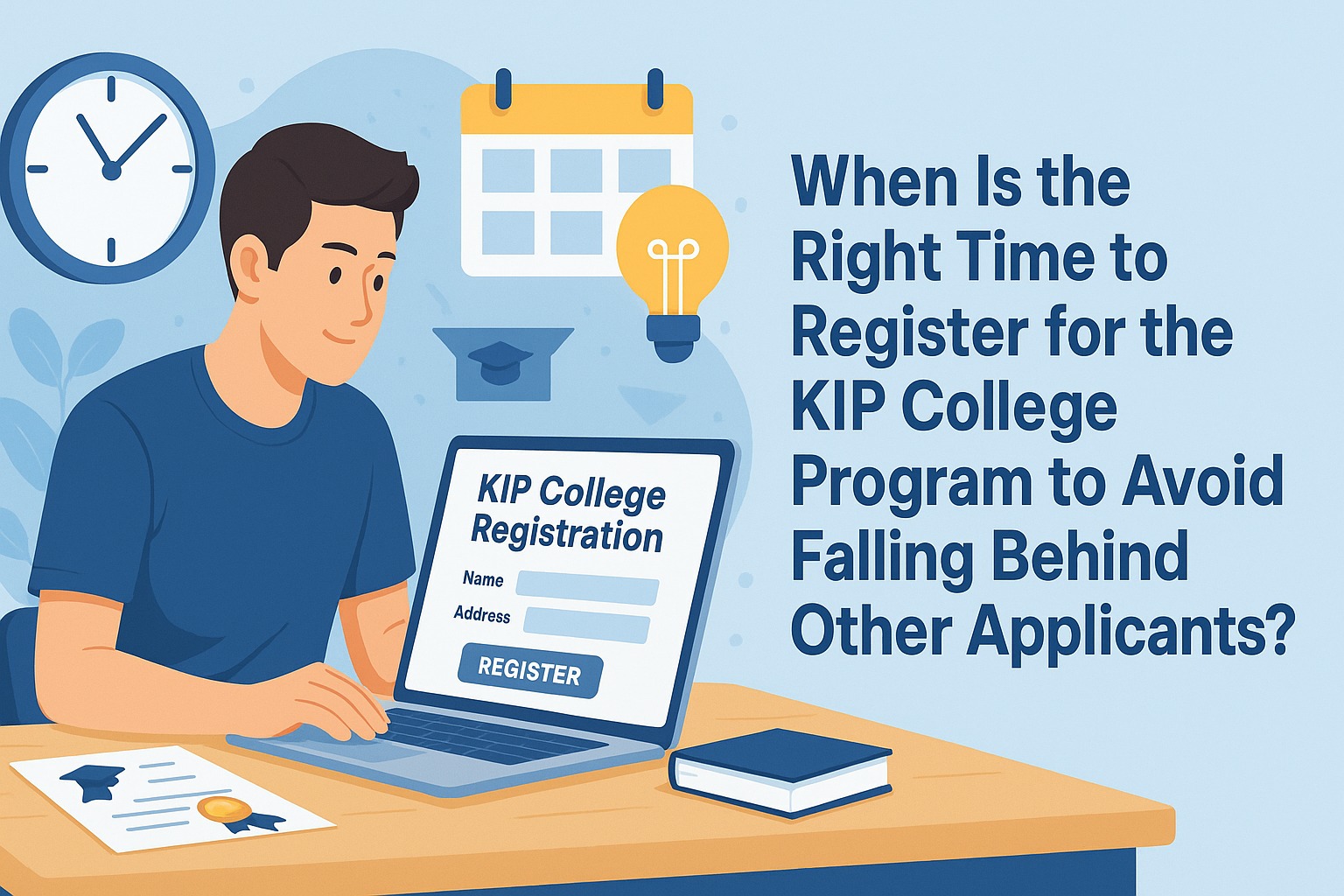 When Is the Right Time to Register for the KIP College Program to Avoid Falling Behind Other Applicants?