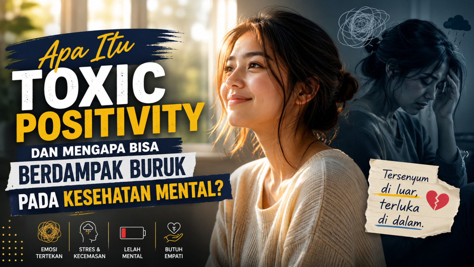 Apa Itu Toxic Positivity dan Mengapa Bisa Berdampak Buruk pada Kesehatan Mental?