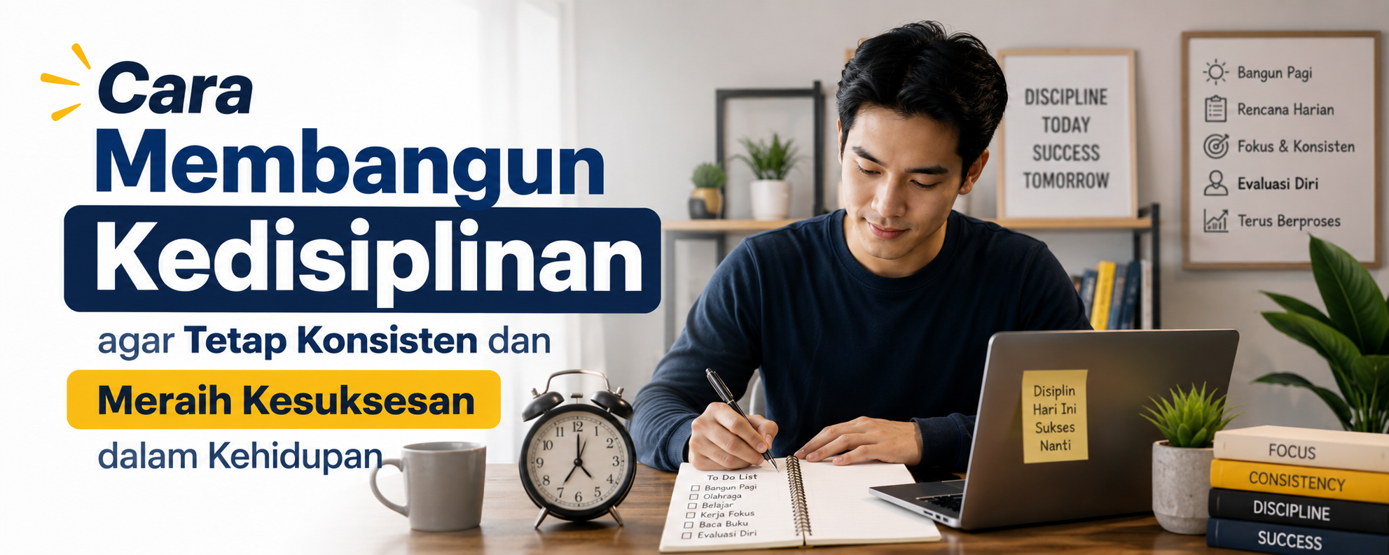 Cara Membangun Kedisiplinan agar Tetap Konsisten dan Meraih Kesuksesan dalam Kehidupan