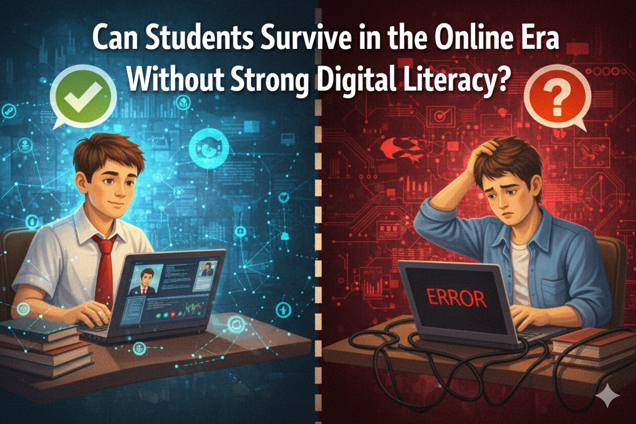 Can Students Survive in the Online Era Without Strong Digital Literacy?