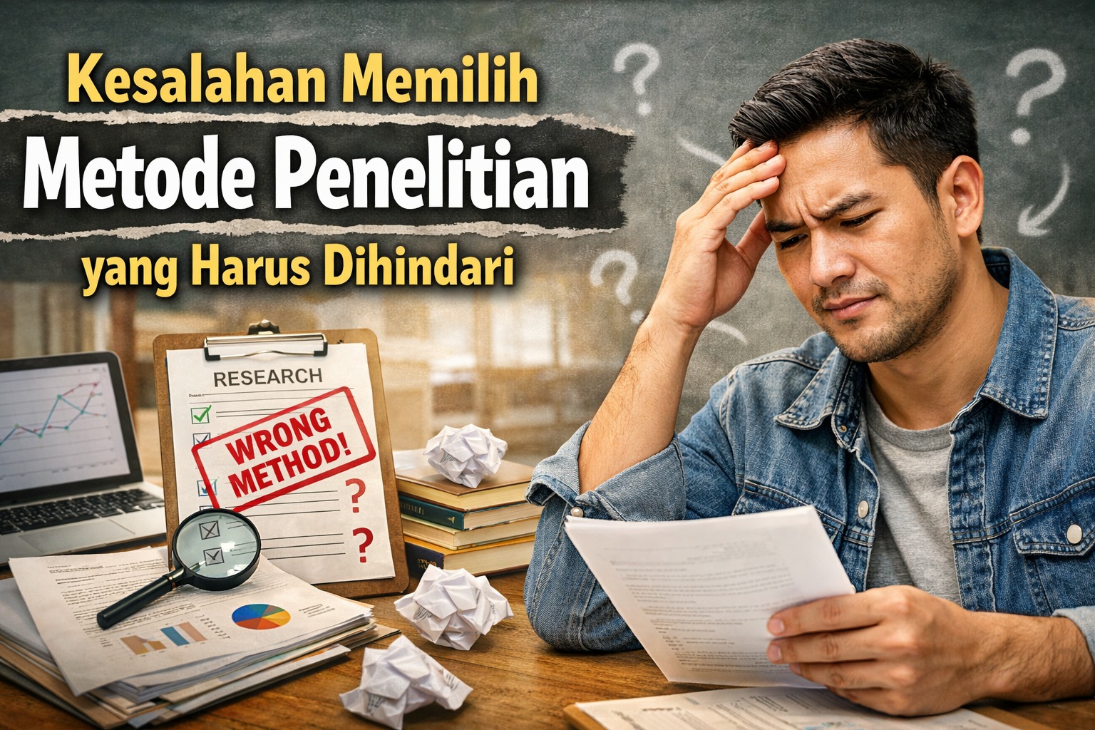Kesalahan Memilih Metode Penelitian yang Harus Dihindari
