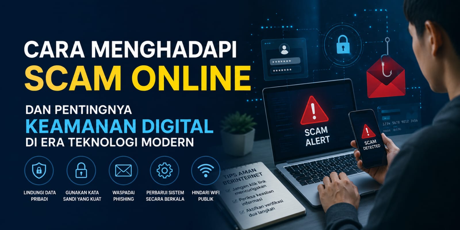 Cara Menghadapi Scam Online dan Pentingnya Keamanan Digital di Era Teknologi Modern