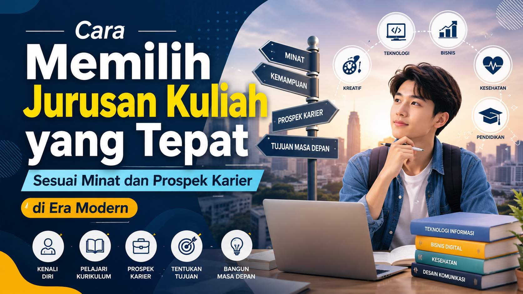 Cara Memilih Jurusan Kuliah yang Tepat Sesuai Minat dan Prospek Karier di Era Modern