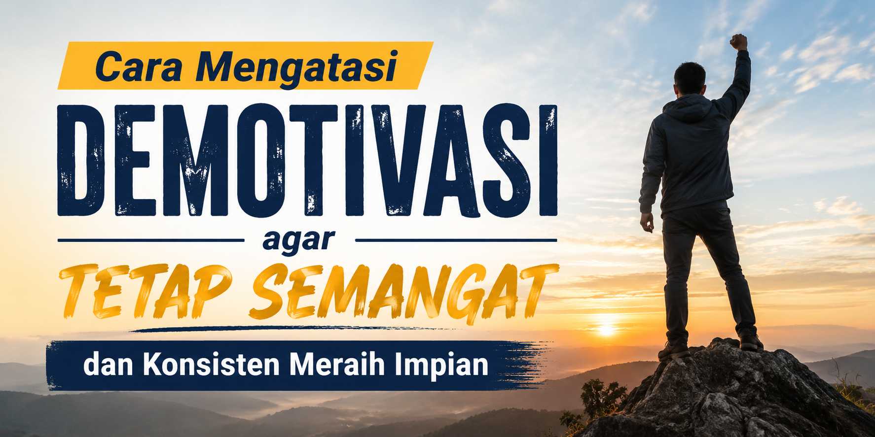 Cara Mengatasi Demotivasi agar Tetap Semangat dan Konsisten Meraih Impian