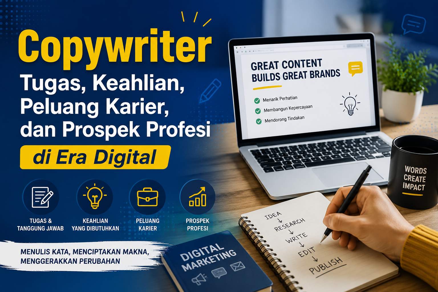 Copywriter Tugas, Keahlian, Peluang Karier, dan Prospek Profesi di Era Digital