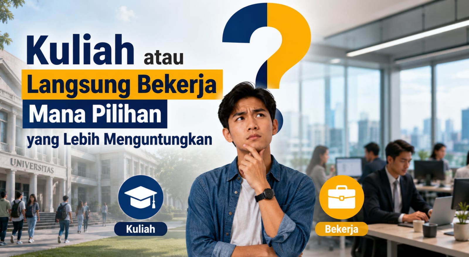 Kuliah Atau Langsung Bekerja Mana Pilihan Yang Lebih Menguntungkan?