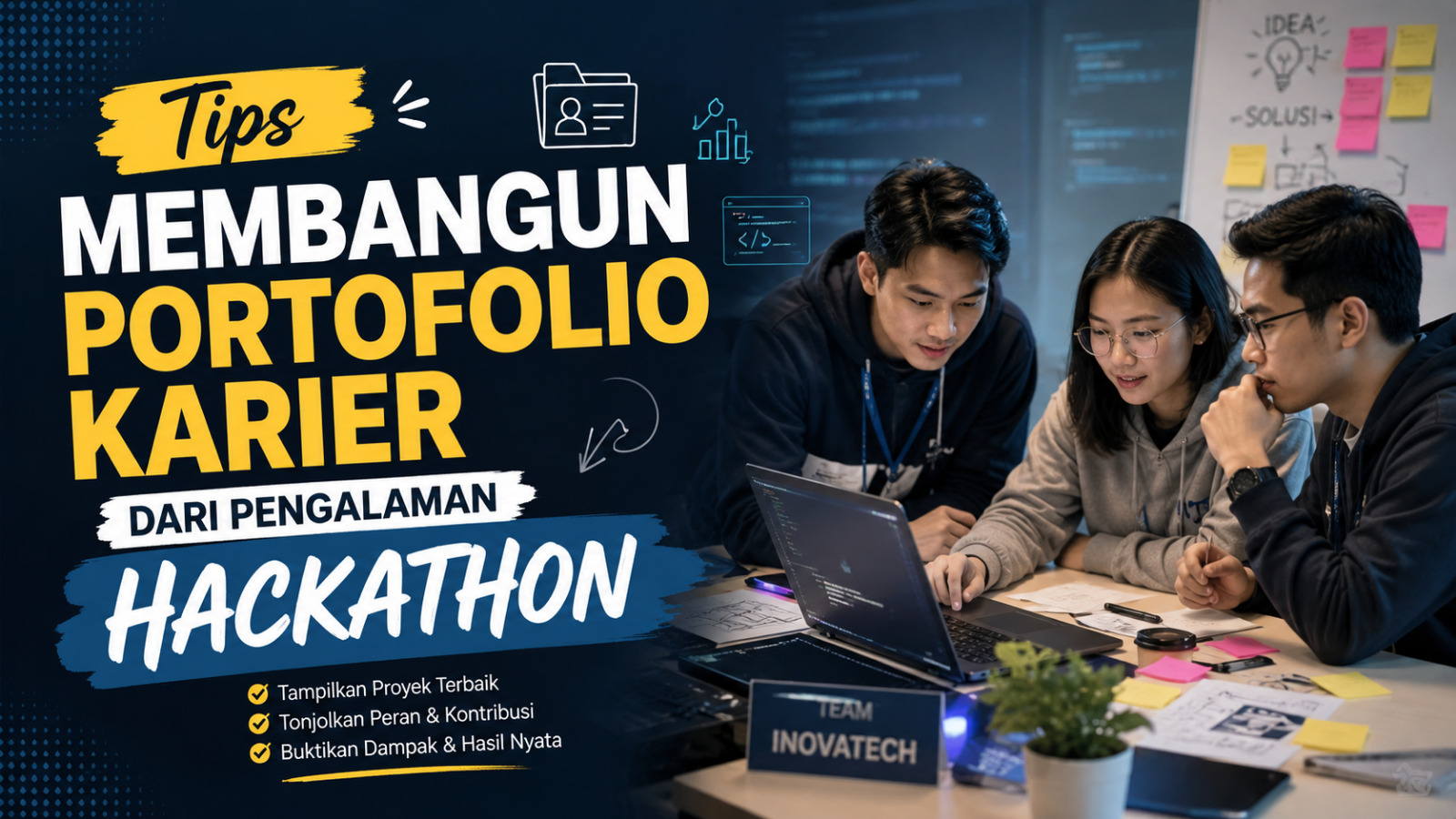 Tips Membangun Portofolio Karier Dari Pengalaman Hackathon