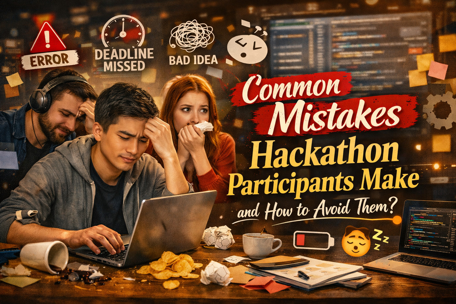 Common Mistakes Hackathon Participants Make And How To Avoid Them?