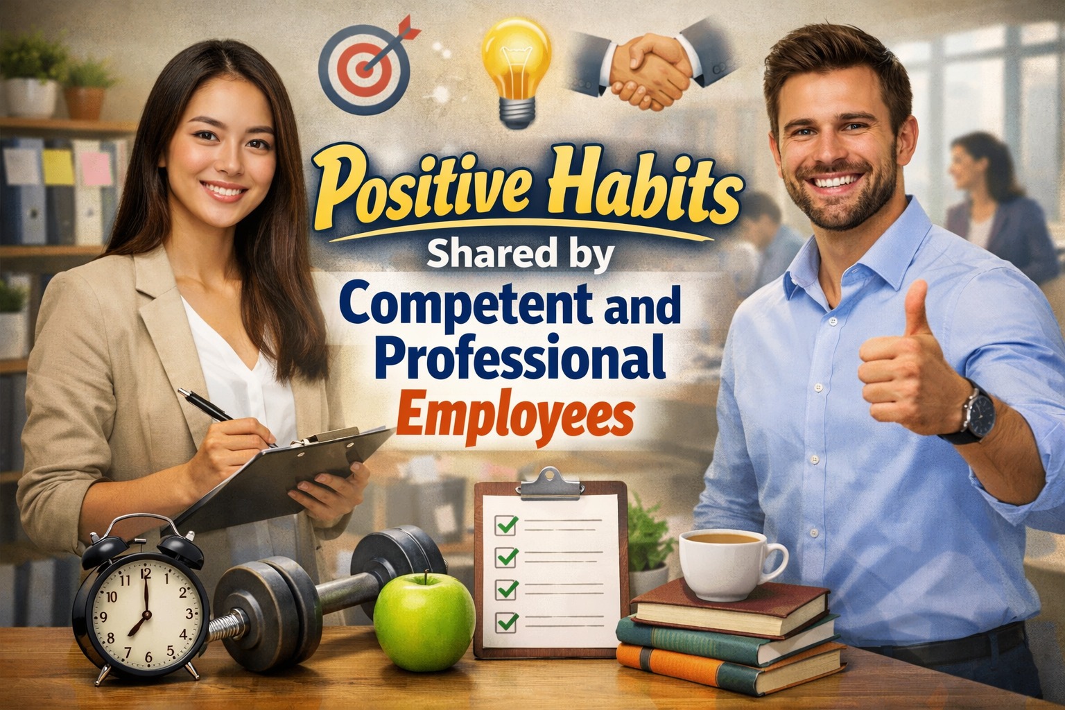 Positive Habits Shared by Competent and Professional Employees