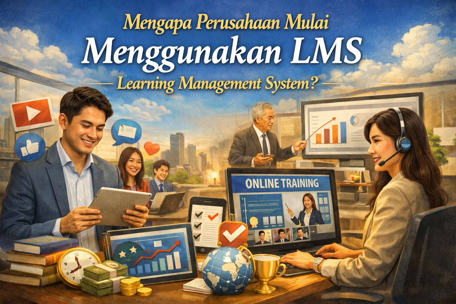 Mengapa Perusahaan Mulai Menggunakan LMS Learning Management System?