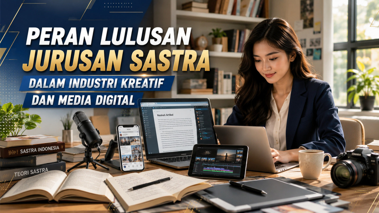 Peran Lulusan Jurusan Sastra dalam Industri Kreatif dan Media Digital