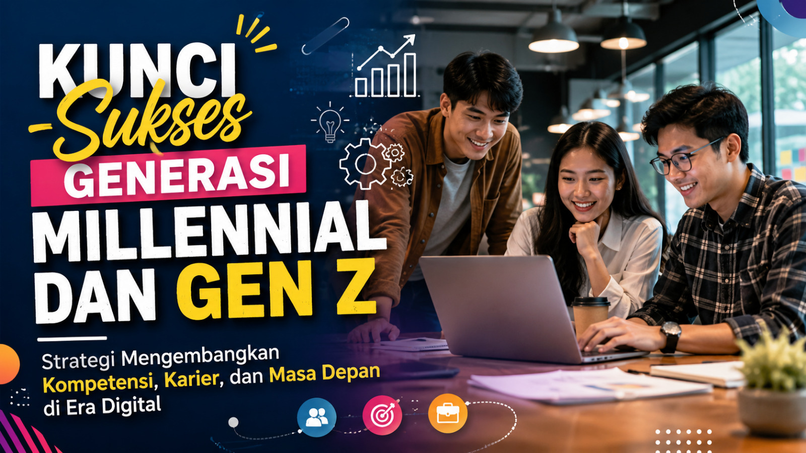 Kunci Sukses Generasi Millennial dan Gen Z Strategi Mengembangkan Kompetensi, Karier, dan Masa Depan di Era Digital